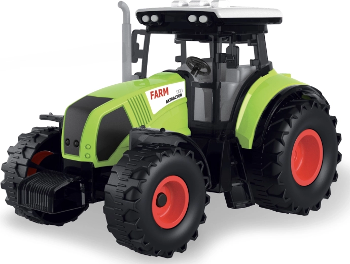Farm service tractor with lights and sounds – green