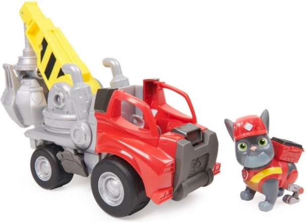 RUBBLE & CREW Chargeri kraanauto haaratsiga – ehitussõiduk koos figuuriga
