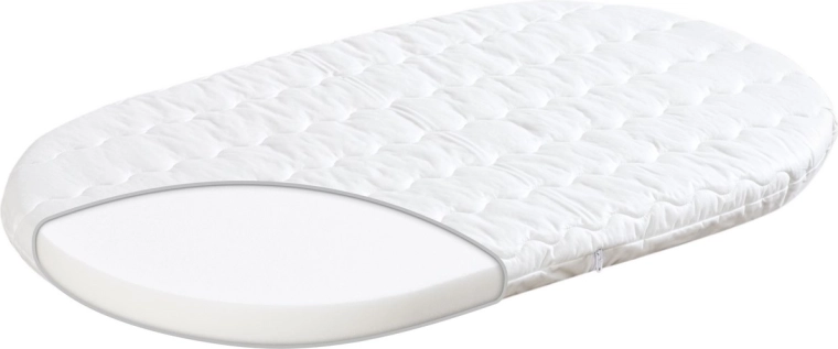 Träumeland madrats väikesesse punutud korvi Wash 70 × 37 cm
