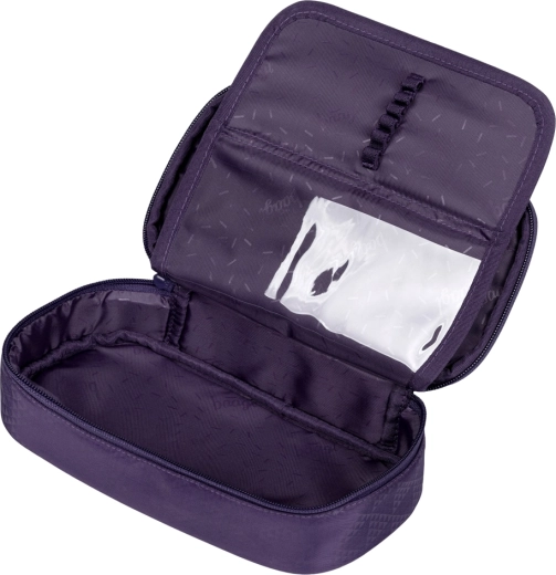 Spacious main compartment and double flap