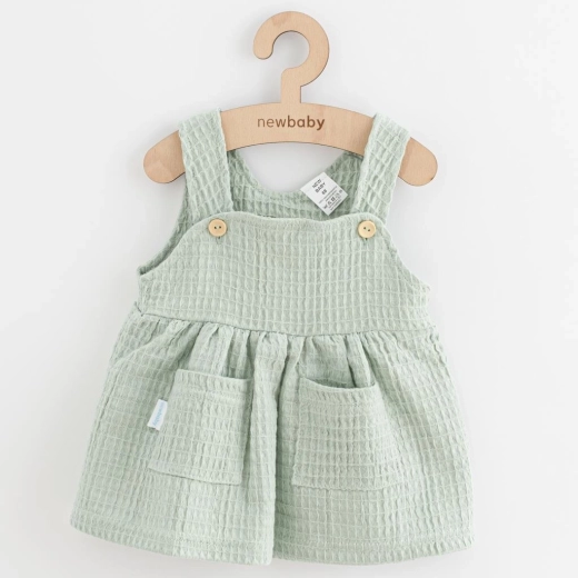 Kids’ muslin skirt New Baby Comfort Clothes sage 92