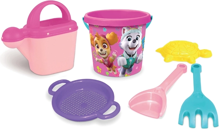 Waderi liivakomplekt 6-osaline Paw Patrol roosa