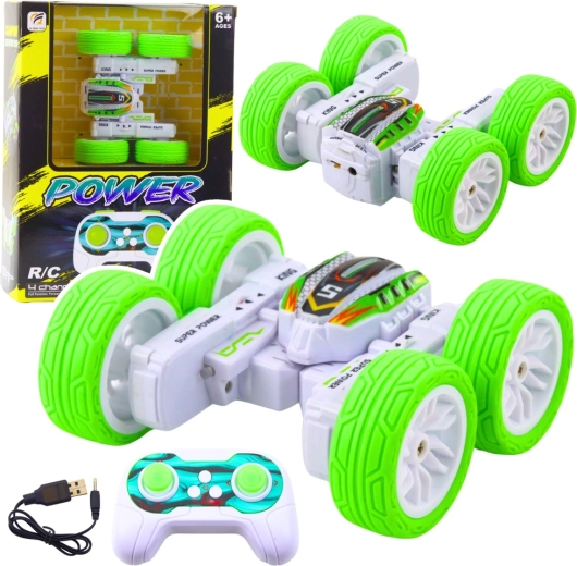 Stunt RC Car 360° 1:32 Green