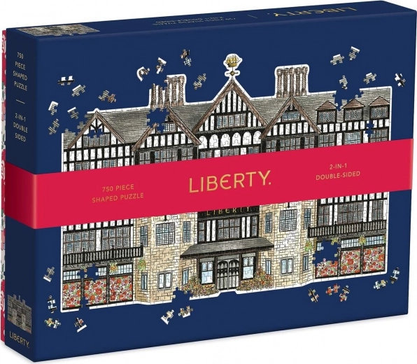 Double-Sided Puzzle Liberty London Tudor Building 750 Pieces