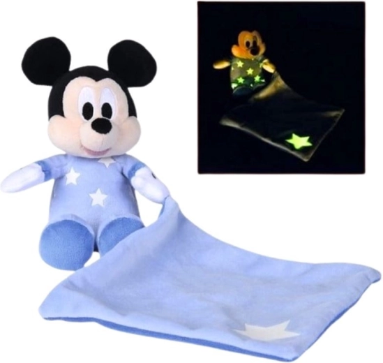 Mickey Mouse’i plüüsist kaisulapp, pimedas helendav