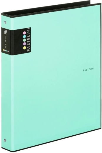 A4 Binder with 4 Rings PASTELINI green