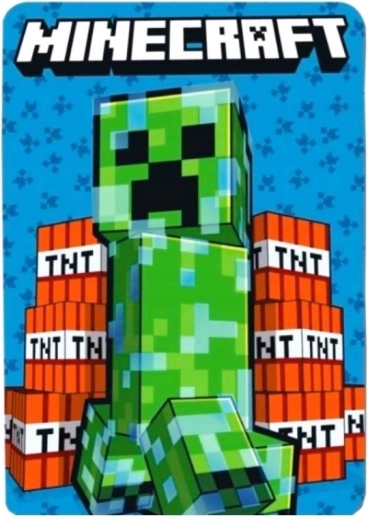 Minecraft fleece blanket 100 × 140 cm - 1 piece