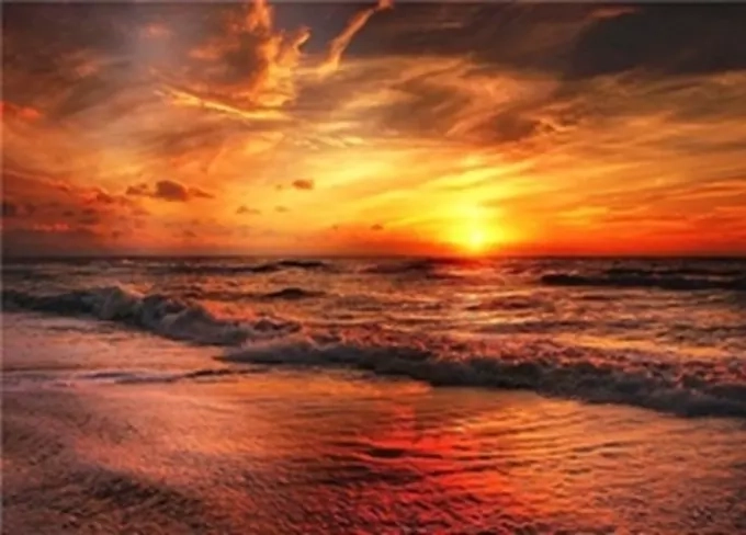 Diamond Painting Sea at Sunset 30 × 40 cm