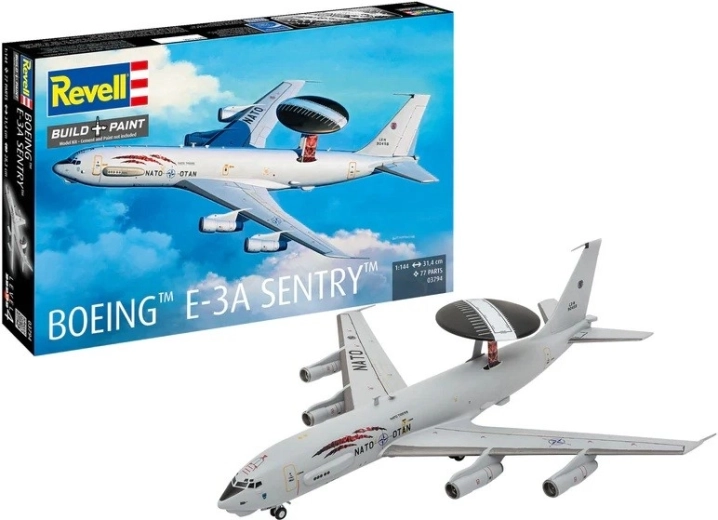 Plastic model aircraft Boeing E-3A Sentry 1:144