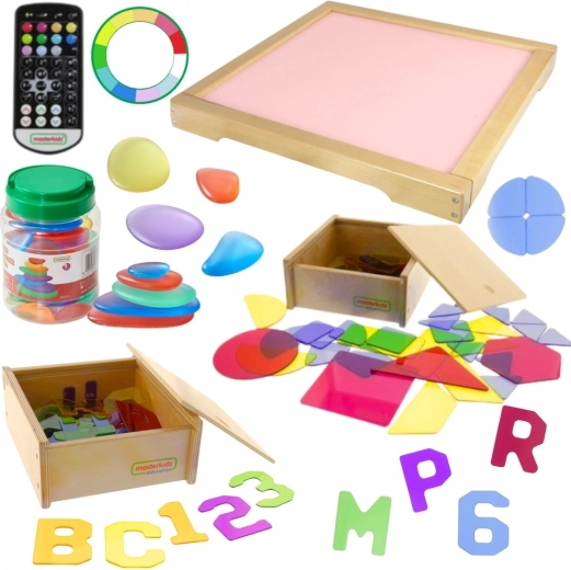LED Light Panel with Remote Control and Accessories - MASTERKIDZ