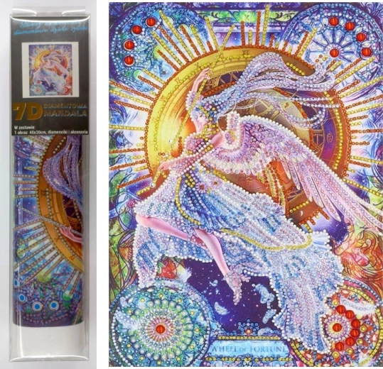 Norimpex 7D teemantmaalimine Õnneratas 30 × 40 cm