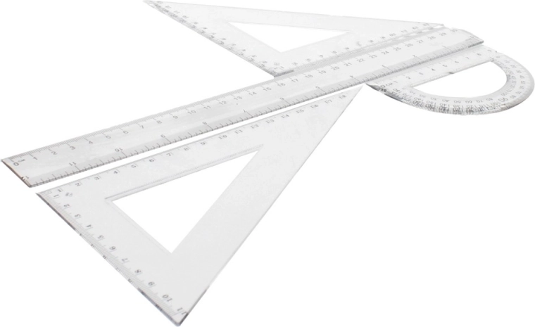Clear material and easy-to-read markings