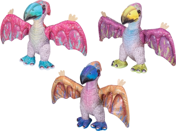 Plüüsist pterosaurus 23 cm – seisev figuur lastele alates 0. elukuust