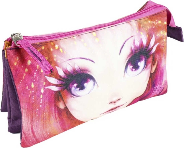 Tüdrukute koolipinal Nebulous lukuga, 3 taskuga, 23 × 13 cm - 1 tk