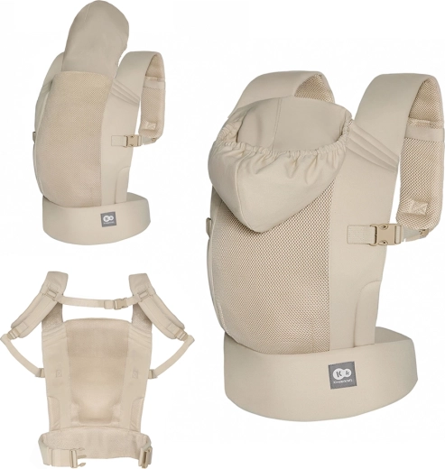 Kinderkraft ergonoomiline beebikandja Carrybee beež