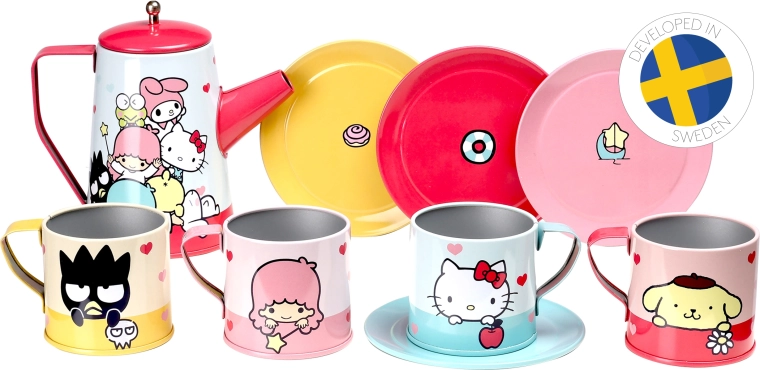 Hello Kitty laste metallist mängutee komplekt