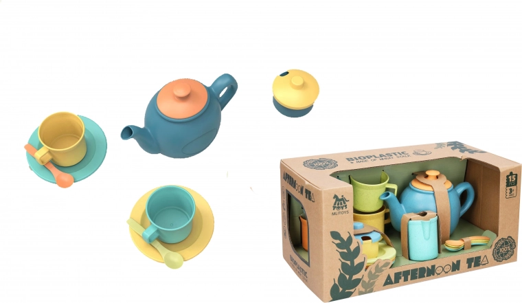Laste bioplastist teeserviis
