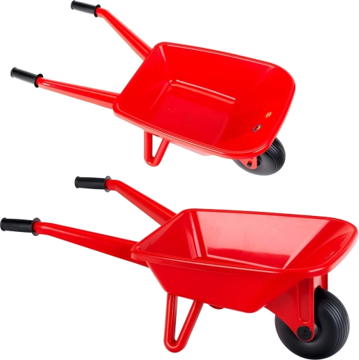 Kleini 70 cm pikkune punane laste aiakäru