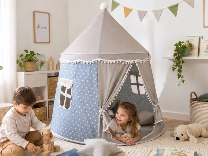 Cozy space for play and calm