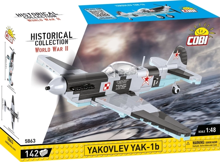 Lennuki Yakovlev Yak-1b ehituskomplekt
