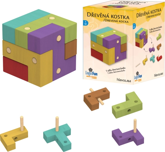 IQ Wooden Cube Puzzle