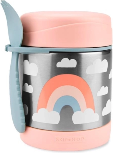 Skip Hop Spark Style toidutermos lusikas-kahvliga vikerkaar 325 ml
