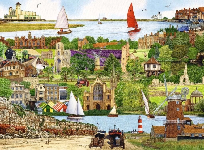 Ravensburgeri pusle Põgenemine Norfolkisse 500 tükki