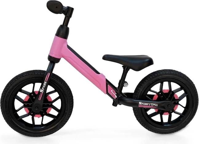 Qplay Spark balance bike pink