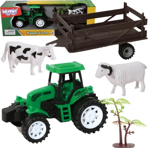 Traktor haagise ja loomadega Woopie