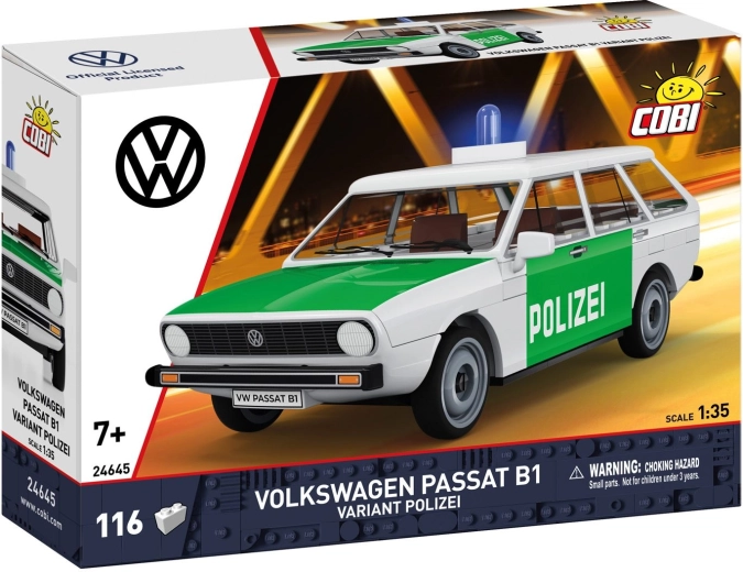 Cobi Volkswagen Passat B1 Variant politsei 1:35 (116 osa)