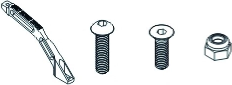 JAMARA šassii tagumine tugi X3 7075 C NC HN