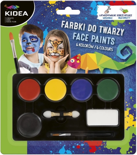 Kidea näomaalide komplekt – 1 tk