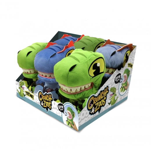 Plüüsist dinosaurus Crunchazoos heliga