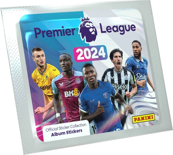 Panini Premier League 2024 kollektsioneerimiskleebised – pakis 5 tk