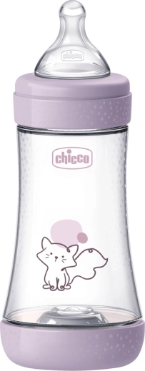 Chicco antikoolikutevastane beebipudel Perfect5 240 ml, tüdrukule, keskmine vool 2k+