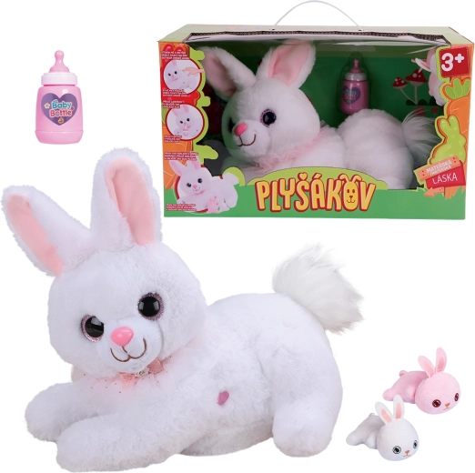Interactive Plush Bunny Hopsinka