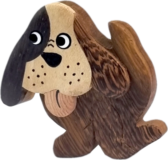 Puidust magnet koer – suur dekoratiivne magnet 2Kids Toysilt