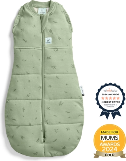 ErgoPouch cocoon swaddle and sleeping bag 2-in-1 willow 2.5 tog (6–12 months)