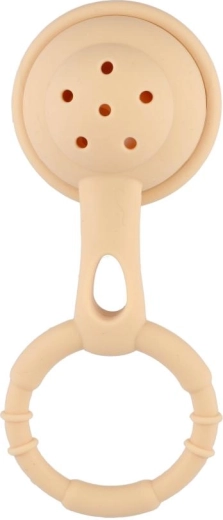 Soft silicone teether for teething relief
