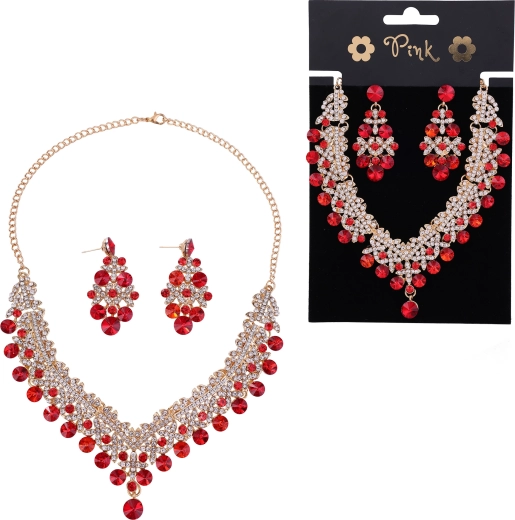 Pink Princess Dream Necklace and Earring Set