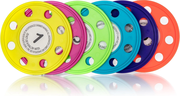 SPORTWELLi sukeldumiskettad vette, värvide mix (6 tk)