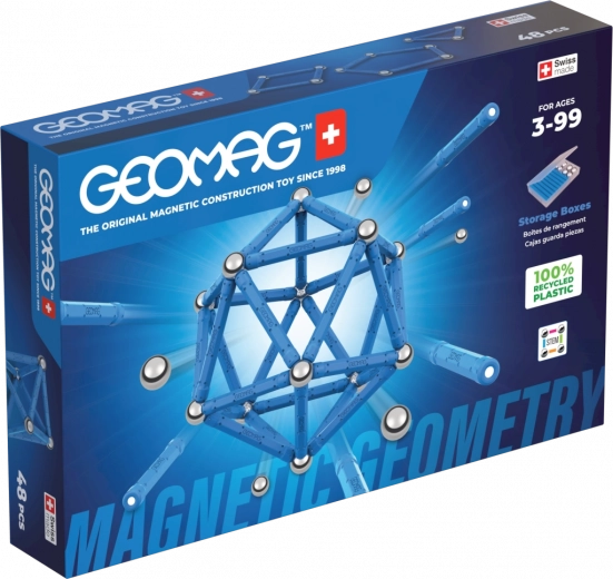 Magnetiline ehituskomplekt Geomag Geometry 48 osa