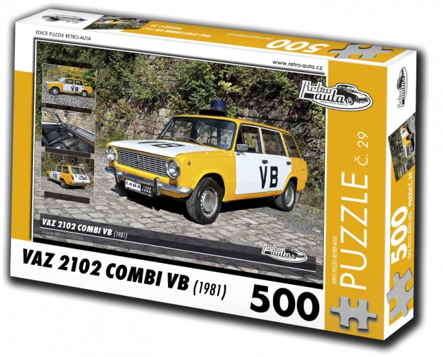 Puzzle Retro-autod VAZ 2102 Combi VB 500 tükki