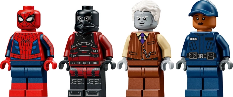 Neli minifiguuri Marveli lugude jaoks