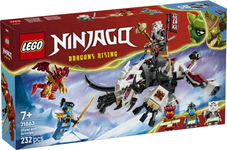 LEGO NINJAGO Zilvar and Grimtak the Dragon Beast