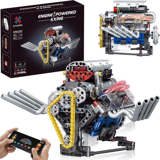 Mould King mini engine building set (665 pieces)