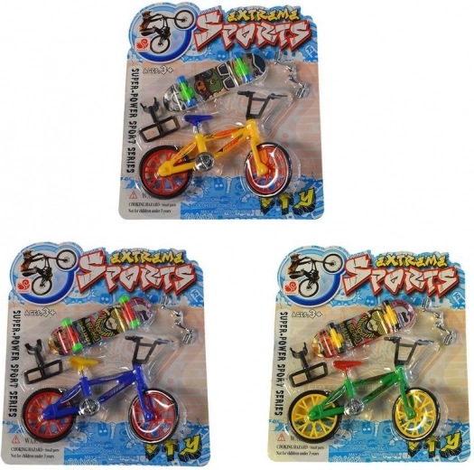Fingerboard with BMX Wheel