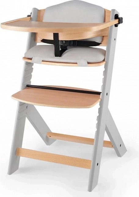 Kinderkraft Enock kasvav söögitool polsterdusega grey wooden