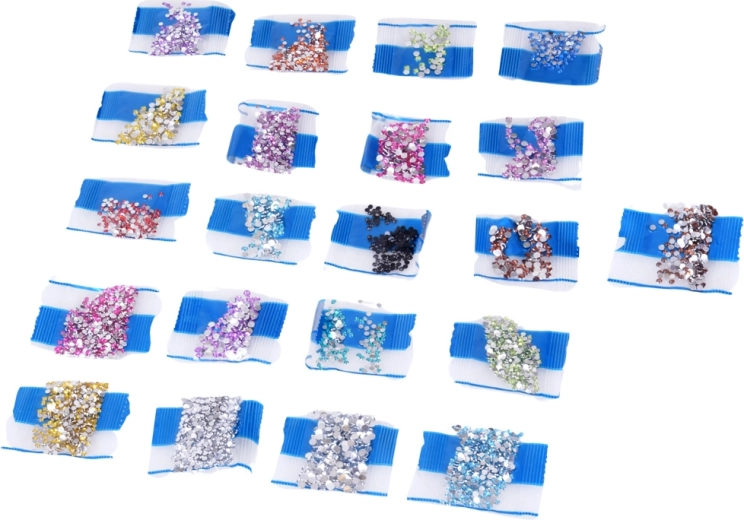 Säravad kivikesed paljudes värvitoonides