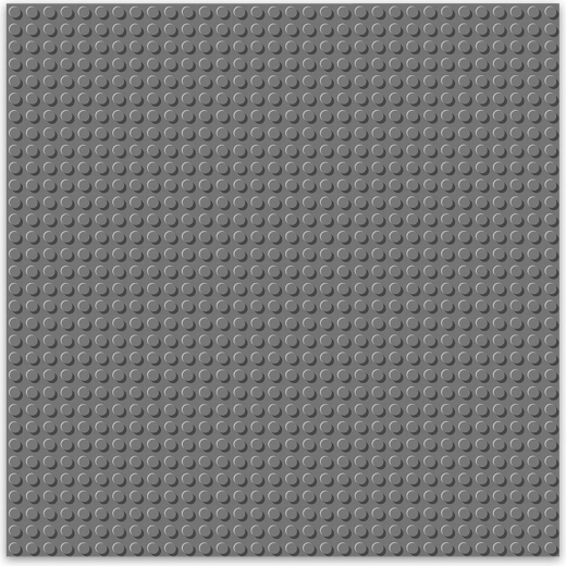 Brixies construction base dark gray 25.5 x 25.5 cm
